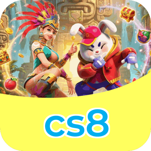 Interface do aplicativo cs8 mostrando jogos disponíveis no iOS e Android